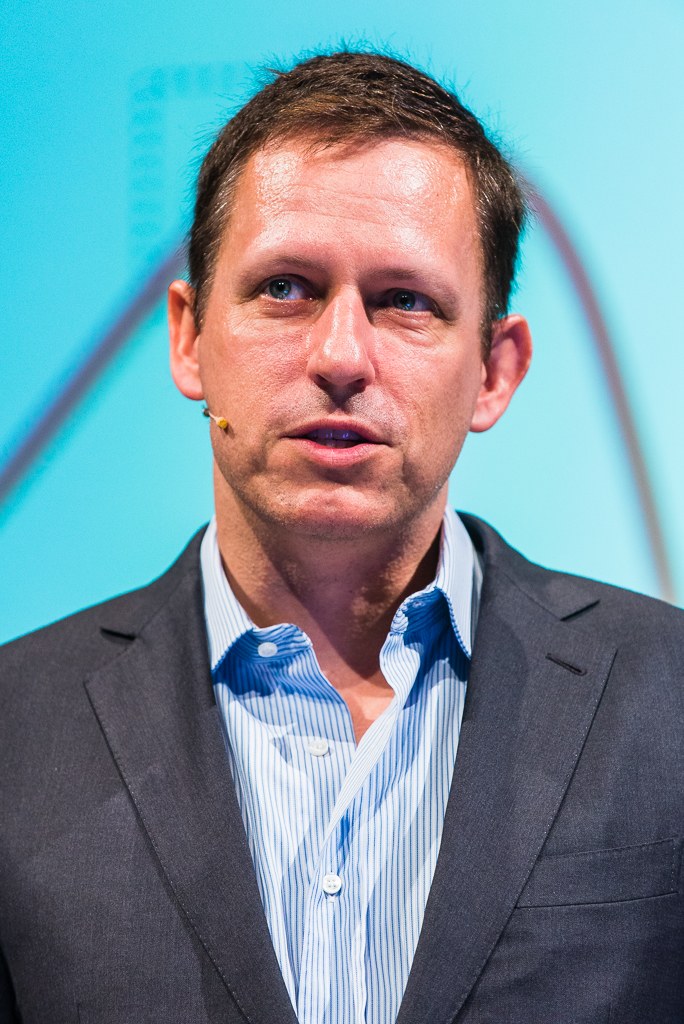 Peter Thiel at TechCrunch Disrupt NY in 2014